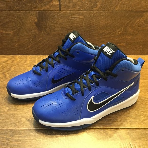 royal blue nike high tops